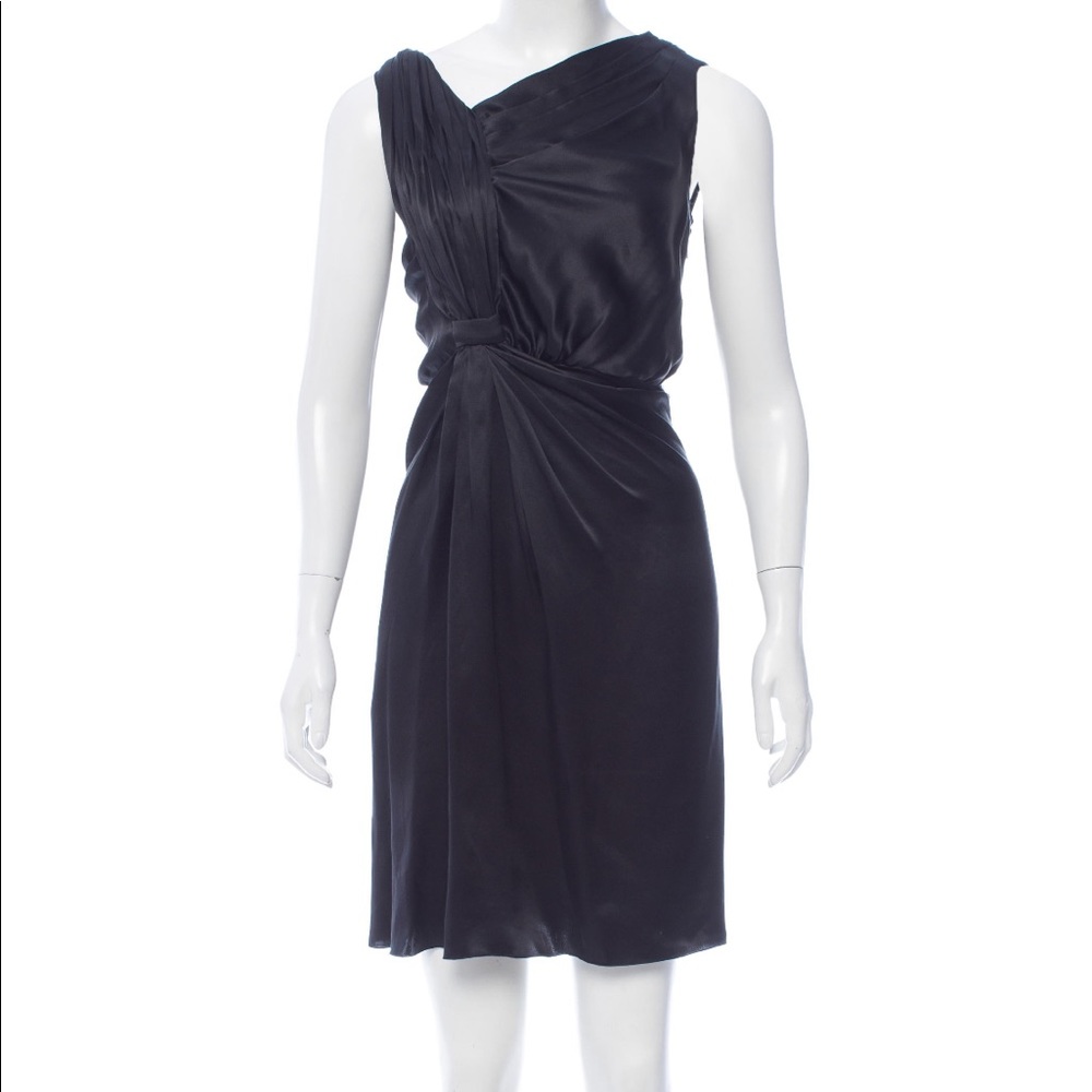 PRADA  BLACK SILK DRESS
